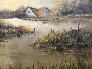 Niet of onleesbaar gesigneerd - Aan het water. kopen? Bied vanaf 1!