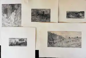Martin van Waning - 5 etsen verkauft für € 30!
