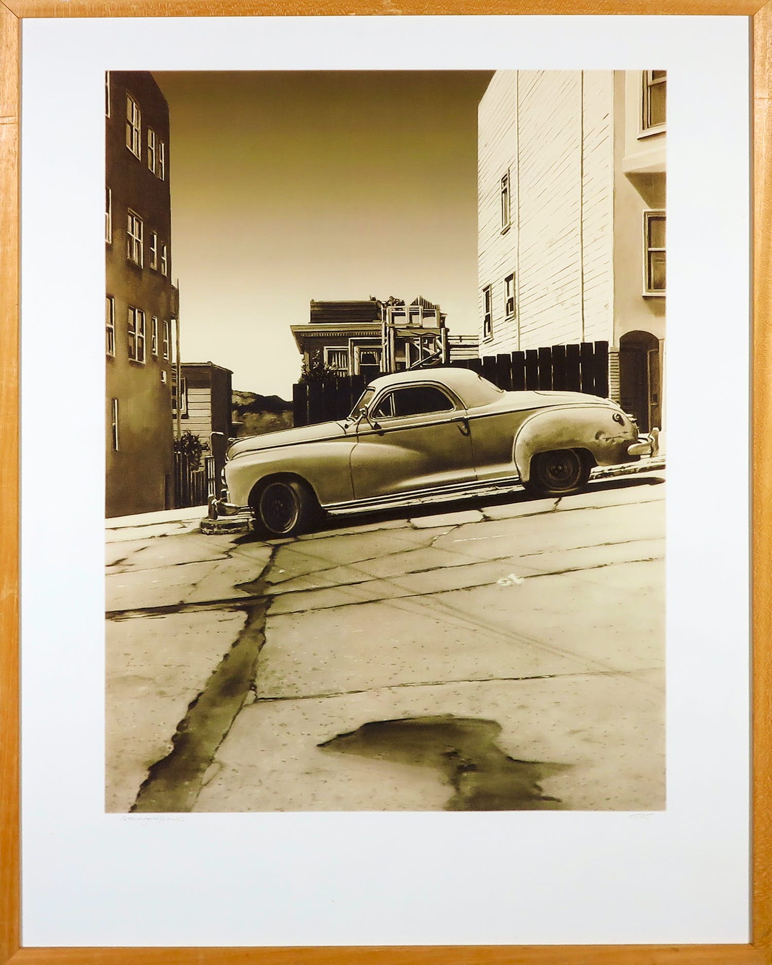 Araun Gordijn - Giclée, San Francisco flat - Ingelijst verkocht voor € 70!