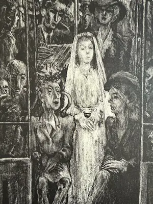 Auguste Jean Gaudin - Eau- forte "La communiante" kaufen? Bieten Sie von 40!