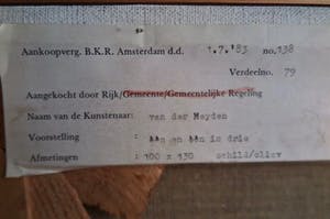 Dick Bastiaan van der Meijden - Dagdromen op kantoor - Pop Art - Humoristische erotische voorstelling- Groot kopen? Bied vanaf 1!