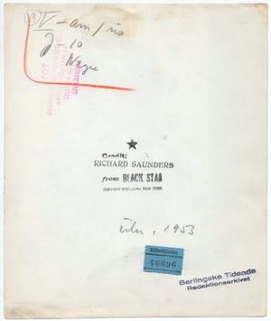 Richard Saunders - Black construction worker in NY, gelatinezilverdruk kopen? Bied vanaf 125!