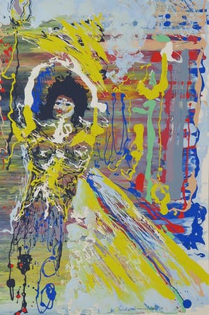 Emeke Buitelaar - Zeefdruk, Zonder titel kopen? Bied vanaf 1!