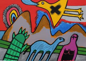 Corneille - zeefdruk: Le voyage - 1995 kopen? Bied vanaf 75!