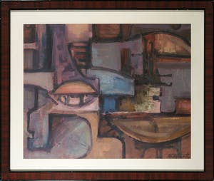 Achille Lombaert - Gouache, Indringen - Ingelijst kopen? Bied vanaf 1!