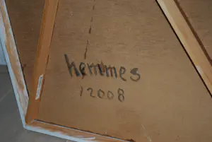 Fred Hemmes - Up in the air - acrylschilderij 2008 kopen? Bied vanaf 150!