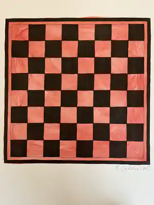 Klaas Gubbels - SCHAAKBORD verkocht voor € 295!