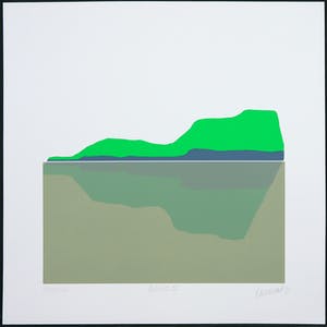 Hans Landsaat - Zeefdruk, Eiland II kopen? Bied vanaf 20!