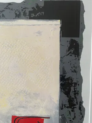 Jos Verwiel - Zeefdruk - (Kleur vlakken) - Zonder Titel II - Ingelijst (Groot) kopen? Bied vanaf 50!