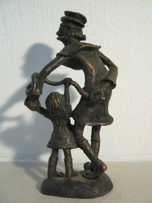 Brons (Onbekend) - Brigitte van den Houdt - Cliniclown - gesigneerd kopen? Bied vanaf 25!