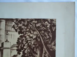 Mommie Schwarz - Kunst-Schoolplaat (?) uit ca. 1975 , “Paris”, Parijs - SBV Utrecht kopen? Bied vanaf 1!