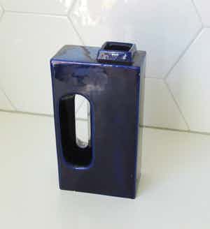 Afina Rijnsburg - Blauwe Schoorsteen vaas verkocht voor € 1!