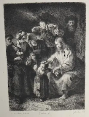 Leopold Flameng - ets, naar Rembrandt kaufen? Bieten Sie von 25!