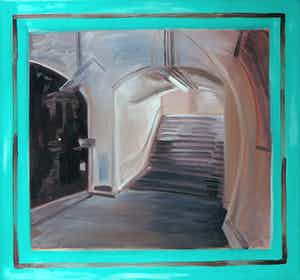 Erik Pape - Olieverf op doek, Odéon verkocht voor € 1!