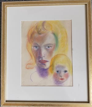 Niet of onleesbaar gesigneerd - Moeder en kind kopen? Bied vanaf 1!