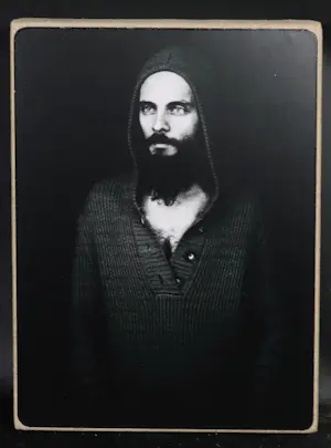 Andrei Petrescu - foto op dibond op textiel, Hristos kopen? Bied vanaf 50!