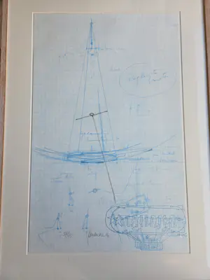 Panamarenko - V1 Barada Jet - Study for Knikkebeen kopen? Bied vanaf 2495!