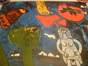 Corneille - laatste kans -zeer mooie zeefdruk in kleine oplage 47/50 kopen? Bied vanaf 230!