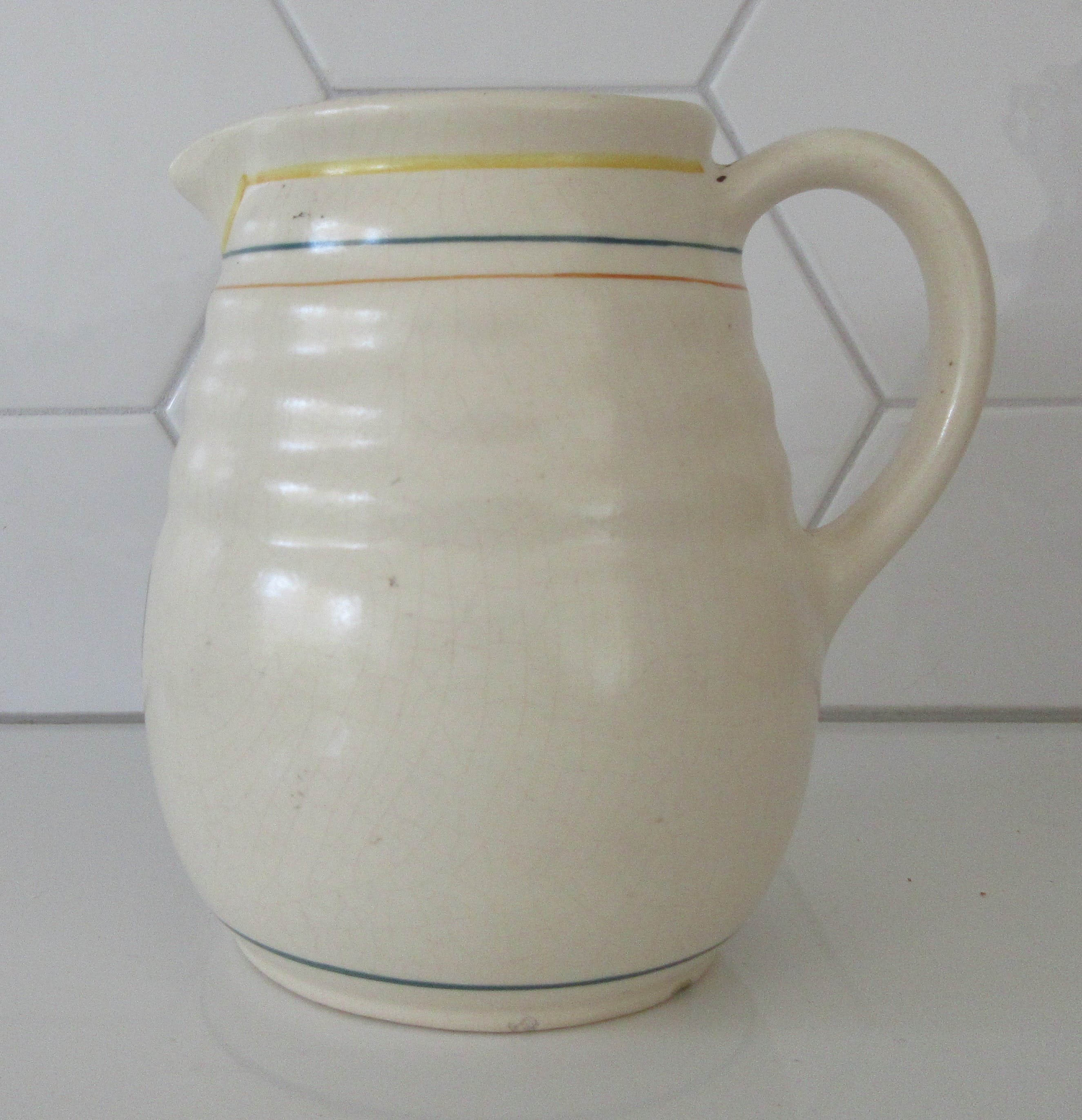 Royal Goedewaagen - Art deco hand beschilderde platelen kan verkocht voor € 25!