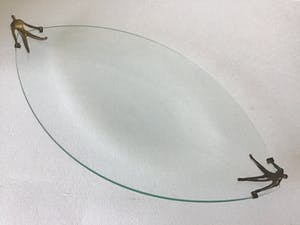 Corry Ammerlaan - Schaal met 2 sculpturen . kopen? Bied vanaf 35!