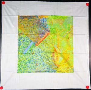 Jaap Hillenius - Zeefdruk op katoenzijde, The reading of Proust kopen? Bied vanaf 20!