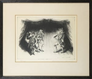 Helmut Kies - Ets, Z.T. Figuren - Ingelijst kopen? Bied vanaf 1!