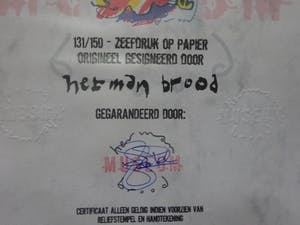 Herman Brood - Elvis - Handgesigneerde zeefdruk - Met certificaat kopen? Bied vanaf 210!
