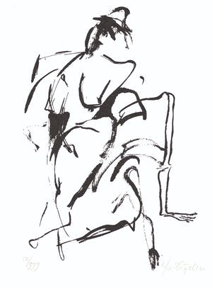 Yvonne van Eyden - Leunend Figuur + Staand figuur kopen? Bied vanaf 25!