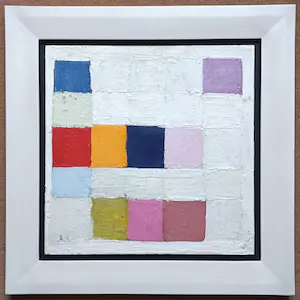 Piet Dirkx - Referentie, acrylverf op paneel (mooi ingelijst) kopen? Bied vanaf 275!