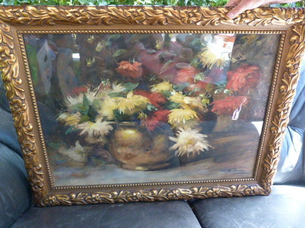 Wijnand Bastiaan van Horssen - Wijnand Bastiaan van Horssen ( 1863 - 1931 ) - Bloemstilleven. kopen? Bied vanaf 1!