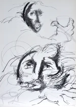 Roger Somville - zeefdruk, gesigneerd, 70x50 cm, 1975 kaufen? Bieten Sie von 39!