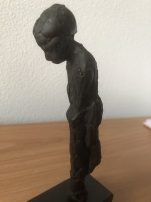 Brons (Onbekend) - Massief bronzen beeld van een kind kopen? Bied vanaf 35!