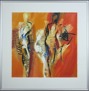 Peter Meijer - Zeefdruk, Aurora borealis - Ingelijst (Groot) kopen? Bied vanaf 50!