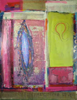 Ad Arma - Handbewerkte zeefdruk op board, Uit de serie 'India' nr. 110 kopen? Bied vanaf 70!