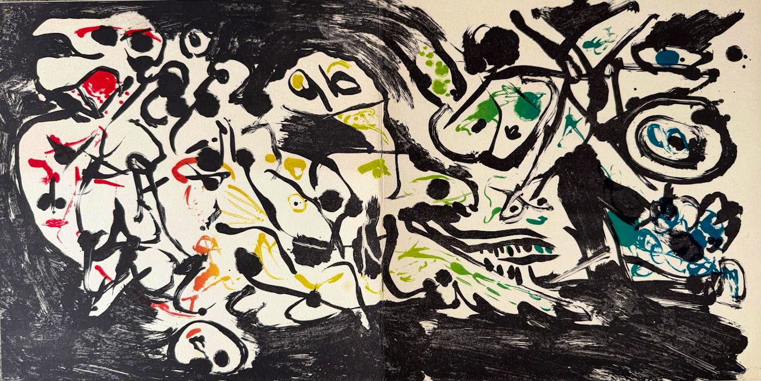 Pierre Alechinsky - lithografie (cover booklet) genummerd kopen? Bied vanaf 150!