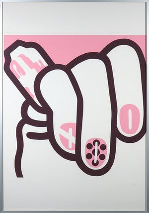 Marte Roling - Zeefdruk, Handen 26 E - Ingelijst kopen? Bied vanaf 1!