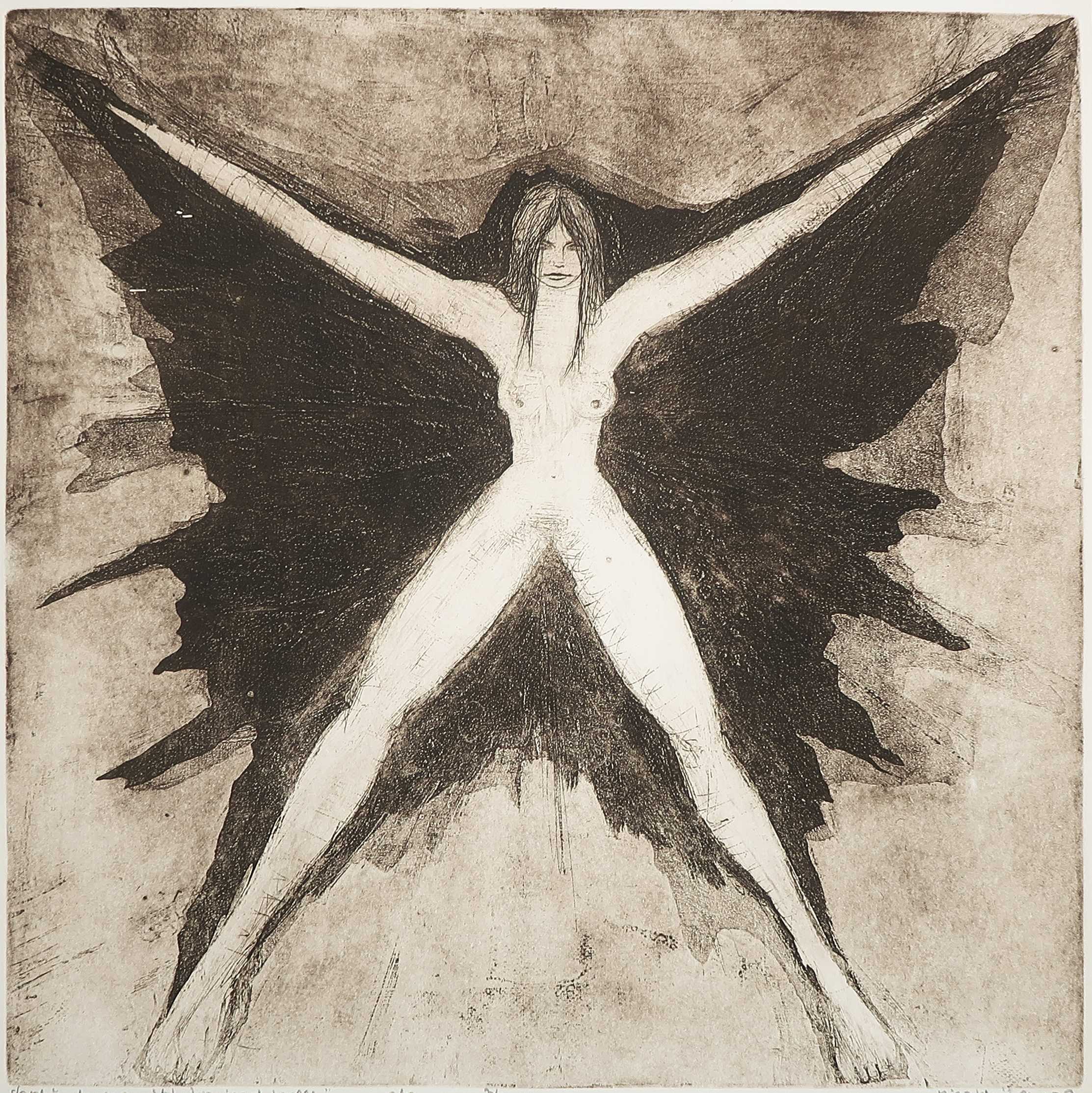 Ries Kleijnen - Ets, Dancer with bruised knees kopen? Bied vanaf 1!