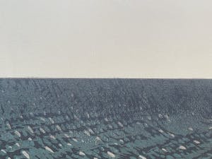 Willem de Vries - Houtsnede - 'Panorama VI' - 1986 kopen? Bied vanaf 50!