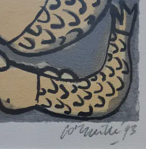 Corneille - " Mémoire de Bali- 4" . Zeefdruk uit 1993. kopen? Bied vanaf 170!