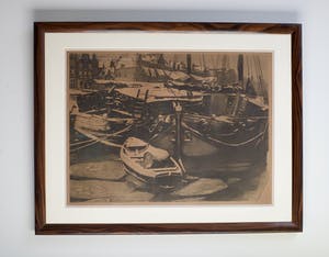 Willem Witsen - Turfschepen in de Oude Schans kopen? Bied vanaf 350!