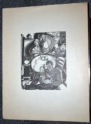 Fokko Mees - 5 houtgravures 1925, in genummerde map kopen? Bied vanaf 45!