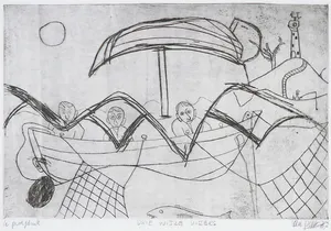 Theodoor Herbert van Putten - Ets, Drie wijze vissers kopen? Bied vanaf 1!