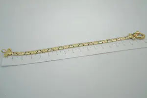 43 - Mooie, zo goed als nieuw 14 krt bi-color gouden armband - Bulgari model kopen? Bied vanaf 550!
