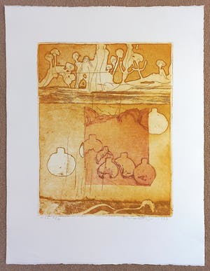 Jan Montyn - Phitsanulok, aquatint ets kopen? Bied vanaf 115!