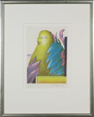 Jorg Reme - Litho, Zonder titel - Ingelijst kopen? Bied vanaf 35!
