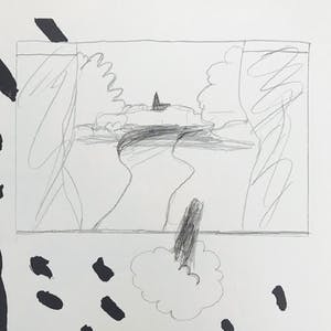 Reinier Lucassen - Lithografie - Gesigneerd - "Romantisch landschap" - 1966 - 22/50 kopen? Bied vanaf 45!