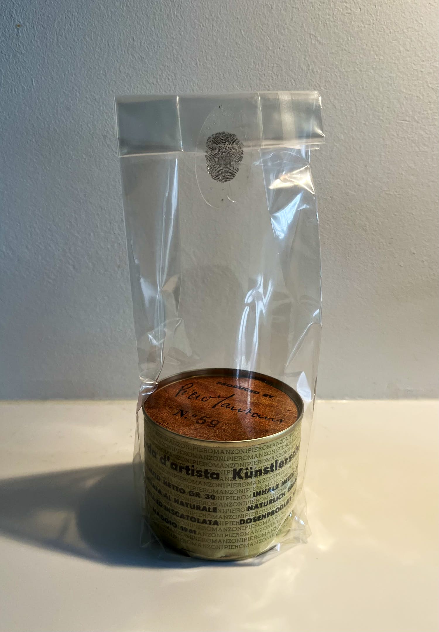 Piero Manzoni - Merda d’Artista verkocht voor € 125!