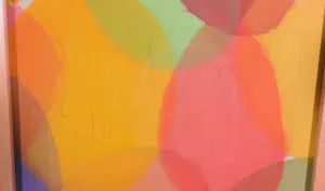 Ien Lucas - Acryl op linnen, Zonder titel - Ingelijst (Zeer groot) kopen? Bied vanaf 1500!