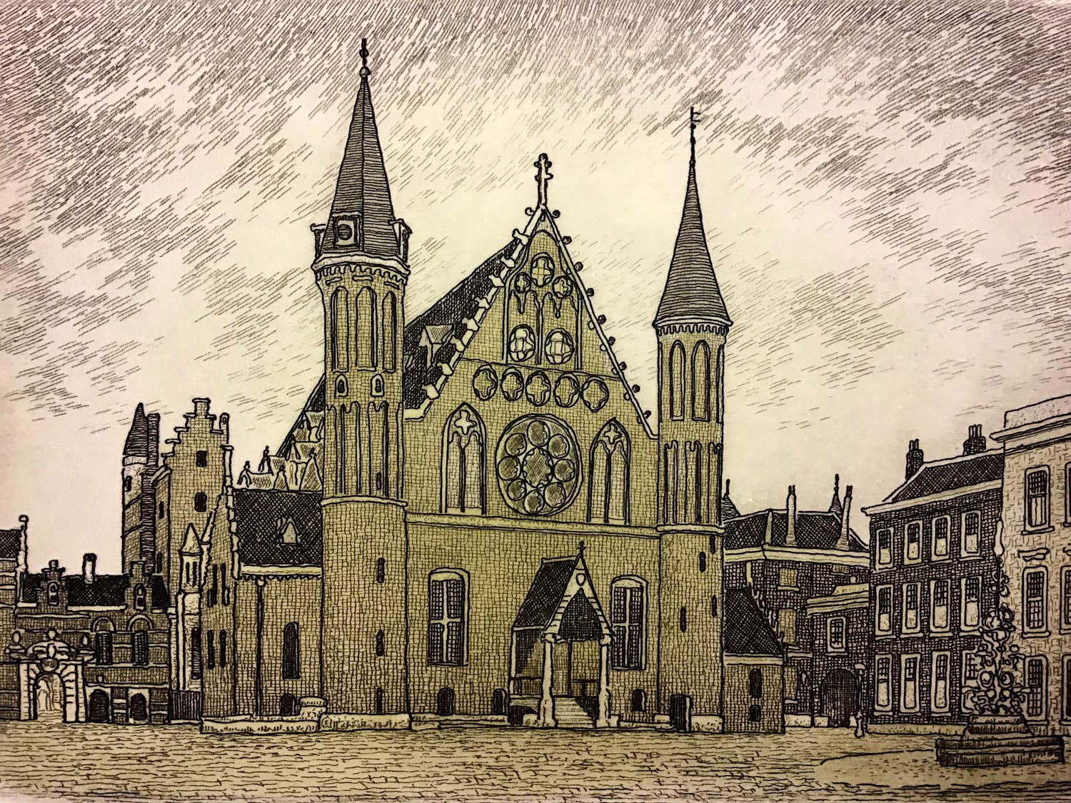 Willem Veldhorst - Den Haag. Binnenhof kopen? Bied vanaf 1!