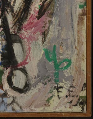 Elga Eymer - Olieverf op doek, Verward bed - Ingelijst kopen? Bied vanaf 150!